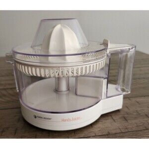 Black & Decker Handy Citrus Orange Electric Juicer HJ28 Tested Works Great